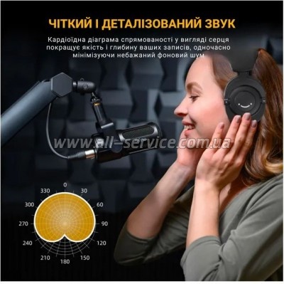  Fifine Tank1 XLR Black (Tank1)