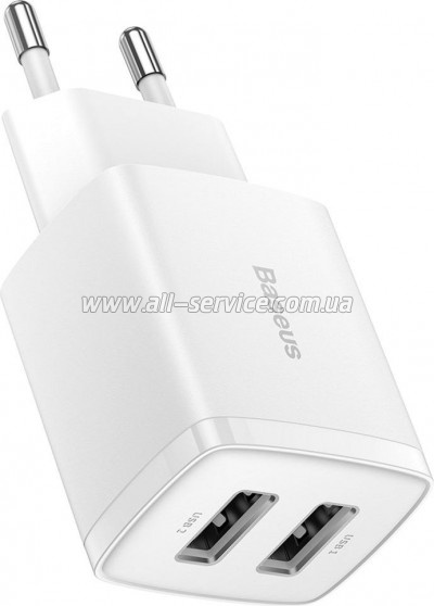 �������� ������� Baseus Compact 2U White (CCXJ010202)
