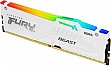     DDR5 16GB 5200 MHz FURY Beast White RGB Kingston Fury (ex.HyperX) (KF552C40BWA-16)