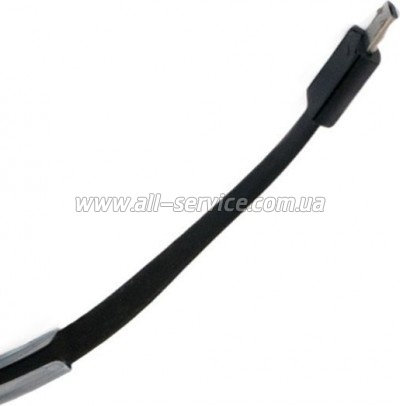 ���� ������ USB 2.0 AM to Micro 5P 0.2m ������� black Extradigital (KBU1783)