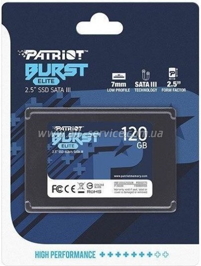 SSD  PATRIOT Burst Elite 120GB (PBE120GS25SSDR)