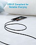 ���� ������ USB 2.0 AM to USB-C 1.8m nylon 322 black Anker (A81H6G11)