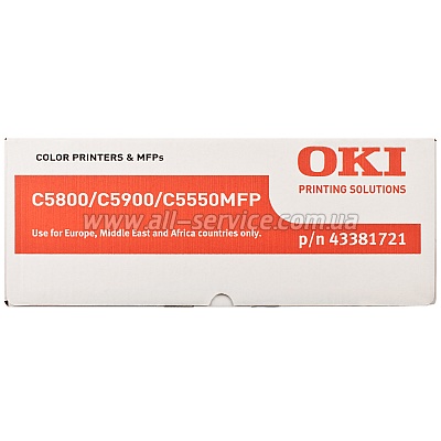  OKI C5800 / 5900 43381721 YELLOW