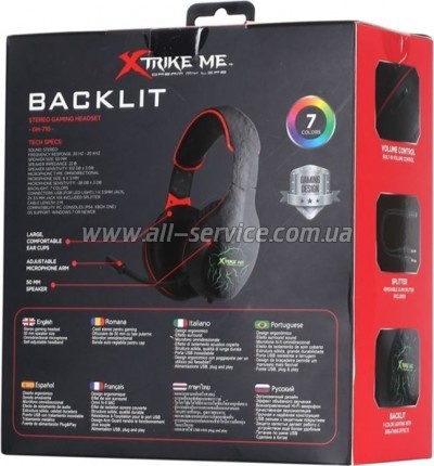  Xtrike ME GH-710 Rainbow Black (GH-710)