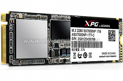 SSD  ADATA 1TB XPG SX7000 M.2 NVMe PCIe 3.0 x4 2280 3D TLC (ASX7000NP-1TT-C)