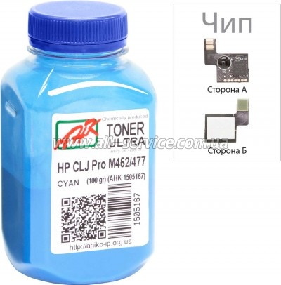  +   HP CLJ Pro M452/ M477  100 Cyan (1505171)