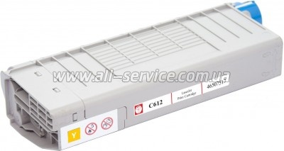 �����-�������� BASF OKI C612 ������ 46507517 Yellow (BASF-KT-46507517)