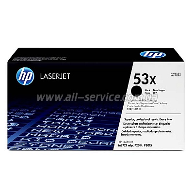Картридж HP LJ P2015 max (Q7553X)