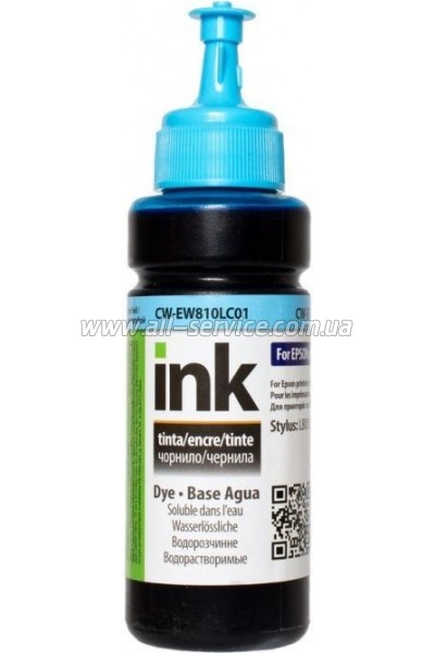  Colorway Epson L800/ 810/ 850 100 Light Cyan (CW-EW810LC01)