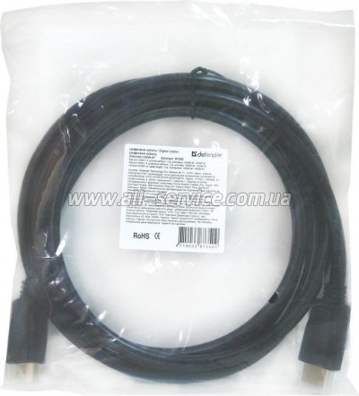 ������ HDMI M to HDMI M 5.0m V1.4 Defender (87353)