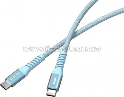 ���� ������ USB-C to USB-C 1.2m Magnetic 60W blue Verbatim (31852)