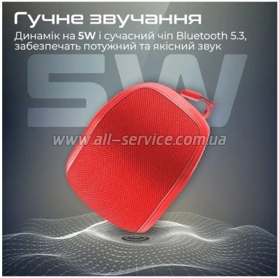   Promate Mood 5W Red (mood.red)