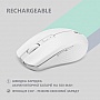  2E MF270 Silent Rechargeable Wireless White (2E-MF270WWH)