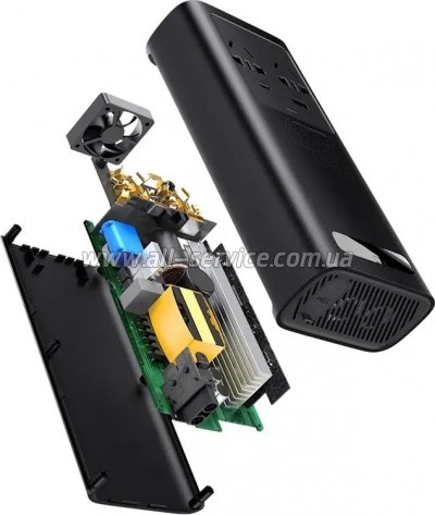   12V/220V 500W Super Si Power Inverter CN/EU Black Baseus (CGNB000101)