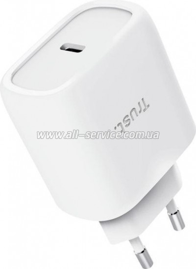 �������� ������� Trust USB-C 45W GaN PD/PPS white (25522_TRUST)