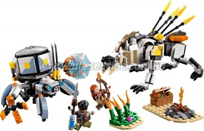 ����������� LEGO Horizon Aloy � Varl ������ Shell-Walker � Sawtooth (77037)