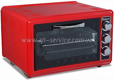 Электрическая печь Saturn ST-EC1077 Red Электрическая печь Saturn ST-EC1077 Red