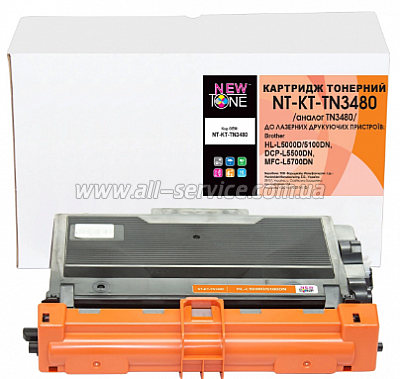 Картридж NEWTONE Brother HL-L5000D/ 5100DN/ DCP-L5500DN/ MFC-L5700DN аналог TN3480 (NT-KT-TN3480) Картридж NEWTONE Brother HL-L5000D/ 5100DN/ DCP-L5500DN/ MFC-L5700DN аналог TN3480 (NT-KT-TN3480)