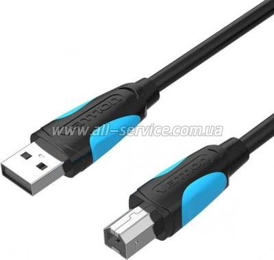 ������ ��� �������� USB 2.0 AM/BM 1.5m black Vention (VAS-A16-B150)