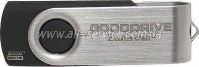  GOODRAM 8GB Twister Black USB 2.0 (UTS2-0080K0R11)
