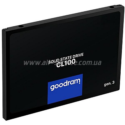 SSD  Goodram SSD CL100 Gen.3 240GB 2.5" SATA III 3D NAND TLC (SSDPR-CL100-240-G3)