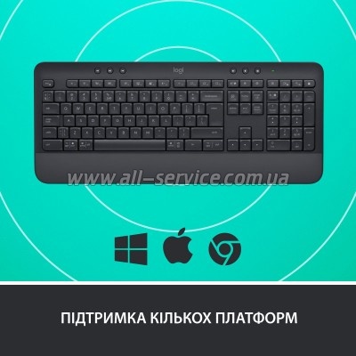  Logitech Signature K650 USB/Bluetooth UA Graphite (920-010945)