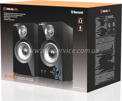   REAL-EL S-420 Black (EL121200011)