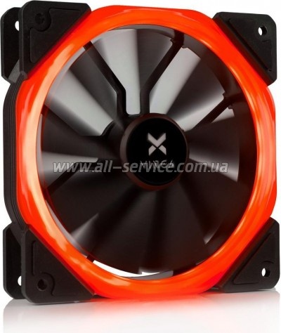 Кулер для корпуса Vinga LED fan-01 red Кулер для корпуса Vinga LED fan-01 red