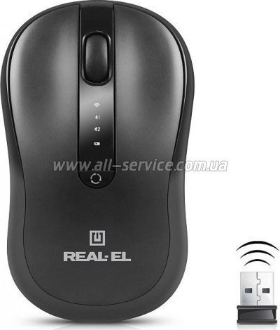  REAL-EL RM-450W Wireless/Bluetooth Black/Gray (EL123200046)