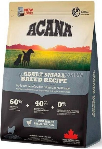     ACANA Adult Small Breed Recipe 2  (0064992523206)