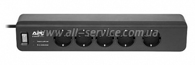   APC Essential SurgeArrest 5 outlets black (PM5B-RS)