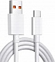 ���� ������ USB 2.0 AM to USB-C 1.0m 6A white Dengos (PLS-TC-6A-WHITE)