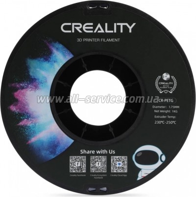 ������� ��� 3D-�������� Creality PETG 1.75��, white, 1�� (3301030034)