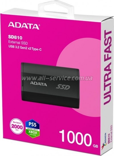  SSD USB 3.2 1TB ADATA (SD810-1000G-CBK)