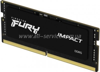     SoDIMM DDR5 32GB 5600 MHz Impact Kingston Fury (ex.HyperX) (KF556S40IB-32)