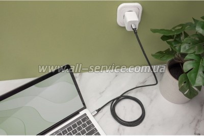 ���� ������ USB-C to USB-C 1.0m USB 4.0 black Digitus (DB-300443-010-S)