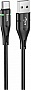 ���� ������ USB 2.0 AM to USB-C 1.2m 3A nylon U93 black HOCO (6931474732170)