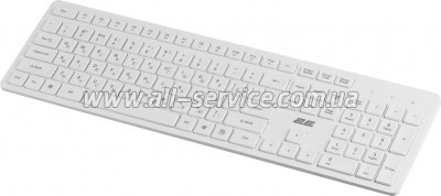  2E KS260 106key Wireless UA White (2E-KS260WWH_UA)