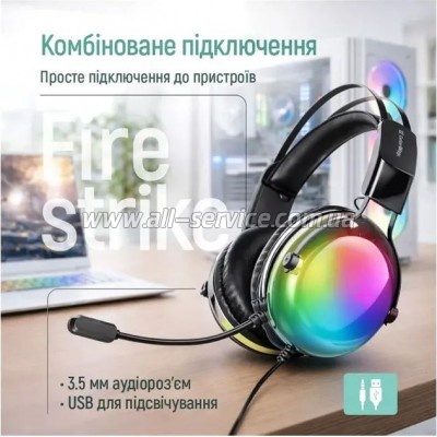 �������� ColorWay Firestrike RGB Black (CW-HPG04BK)