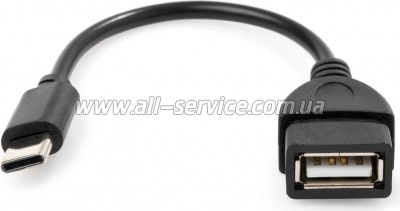 ������ OTG USB 2.0 AF to Type-C Vinga (VCPDCOTGTCBK)