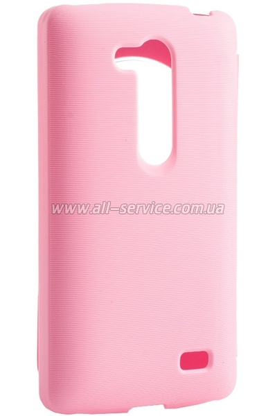  VOIA LG Optimus L70+ Dual (D295/Fino) - Flip Case (Pink)