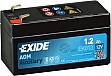 ����������� ������������� EXIDE START-STOP AGM 1,2Ah (+/-) (18CCA) (EK013)