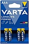 ��������� Varta AAA Longlife Alkaline * 4 (04903121414)