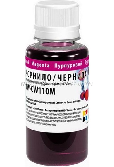 Чернила ColorWay Canon Universal 100мл Magenta CW110M (CW-CW110M01) Чернила ColorWay Canon Universal 100мл Magenta CW110M (CW-CW110M01)