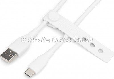 ���� ������ USB 2.0 AM to USB-C 1.0m 60W white Digitus (AK-300340-010-W)