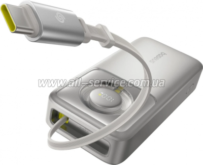 ������� ������������� Baseus Free2Pull 20000mAh PD 65W Lunar gray (P10073700843-00)