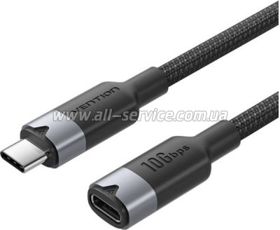 ���� ������ USB-C M/F 1.0m 100W 10Gbps 4K60Hz VENTION (TRFBF)