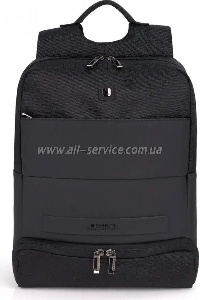   Gabol Expandable Backpack Capital 9/11L Black (413156-001) (930733)