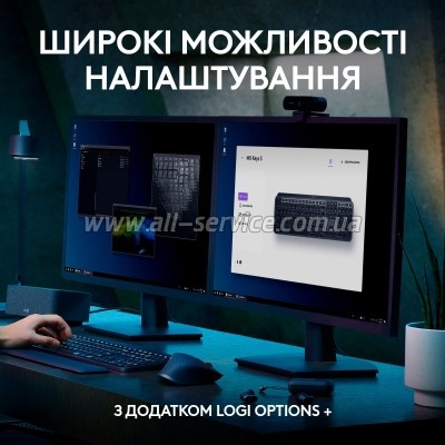  Logitech MX Keys S Wireless UA Graphite (920-011593)