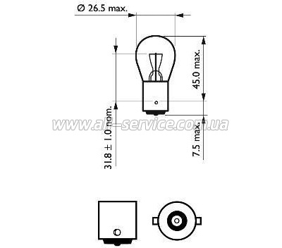  Philips 21W (12498 LLECO CP)